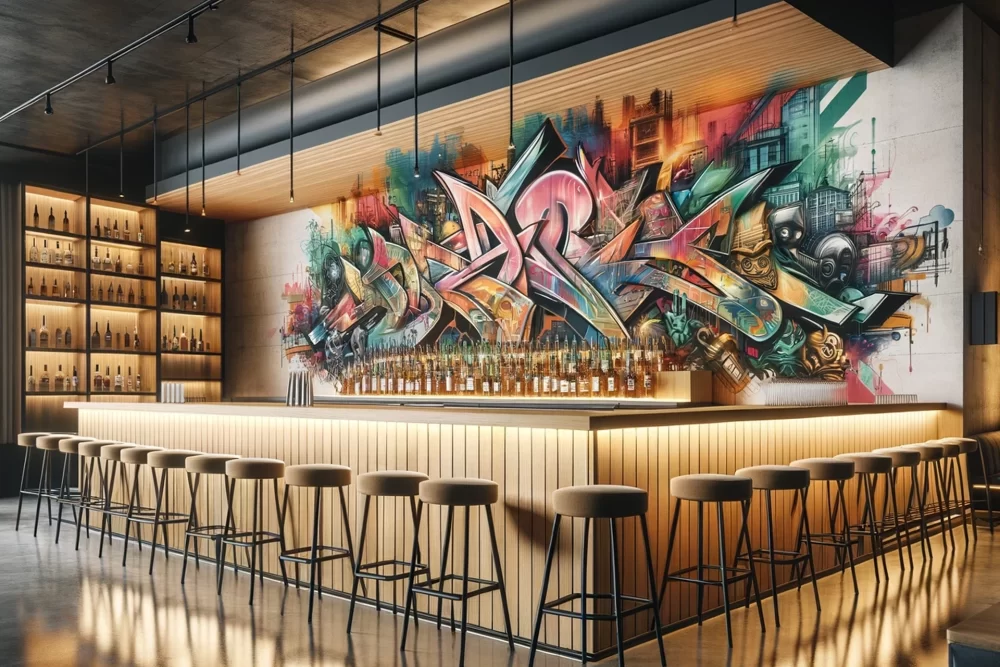 Prints on Walls: Reviving Bars with a Fresh Appearance